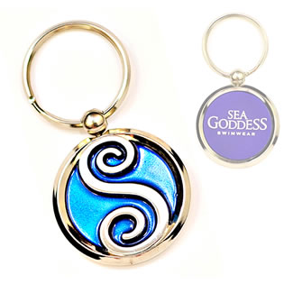 branded logo keychain