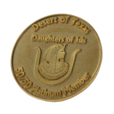 gold plated antique pin