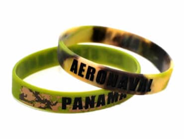camouflage pattern silicone bracelets