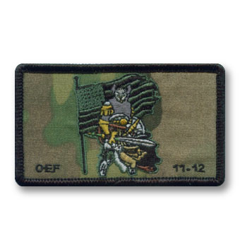 custom multicam woven patches