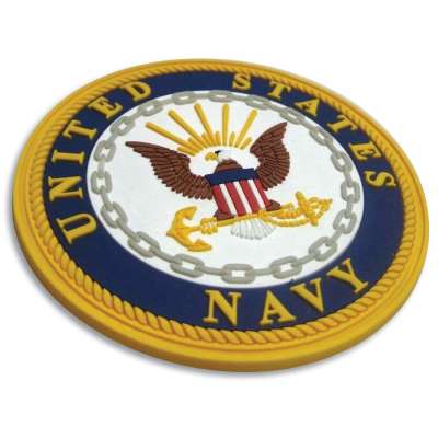 navy patches PVC