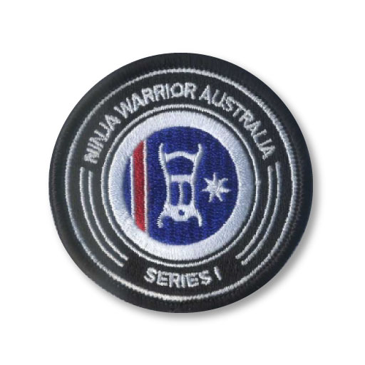 Ninja-Warrior Australia-Embroidered Patches