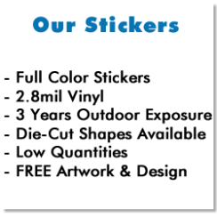 our vinyl stickers