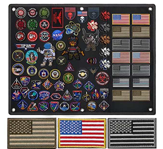 patch collection display pannel