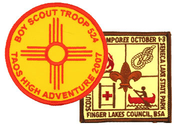 custom patches-scout