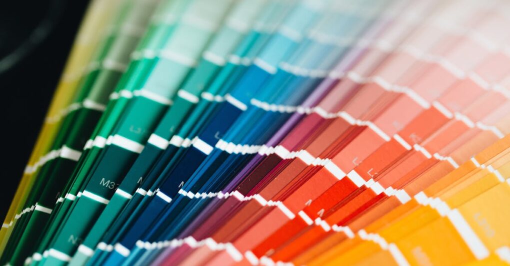 pexels-photo-14299950-14299950 Close-up of a vibrant color palette with a rainbow spectrum of hues, perfect for design inspiration.