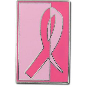 Breast cancer awareness custom pin