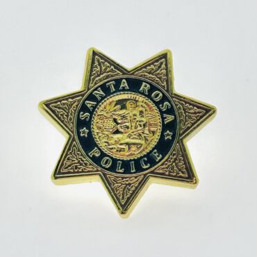 lapel pins -police badge-santa-rosa