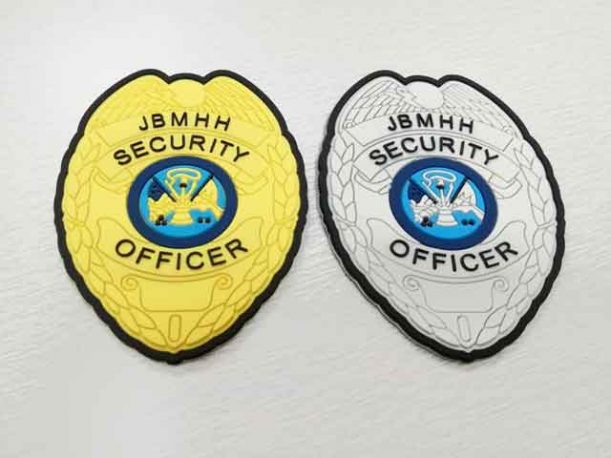 police pvc badge patches