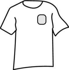 Shirt logo Front-left-center-placement