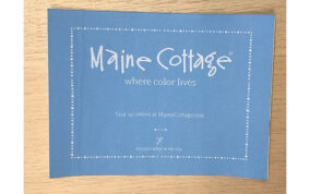 Maine Furniture Builder — Woven, 4.5"x6", Adhesive Backing