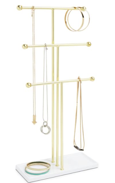 standing necklace holder