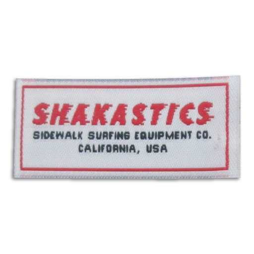 surf woven labels