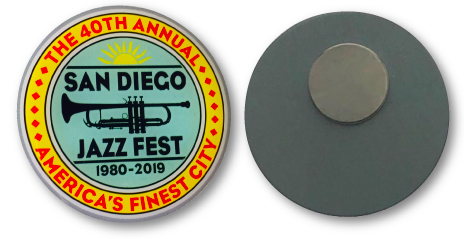 JAZZ FEST MAGNETIC PIN