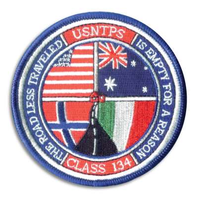 USN Hook and Loop Embroidered Patch