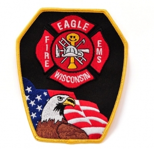 firefighters patch. Tombstone Patch Design