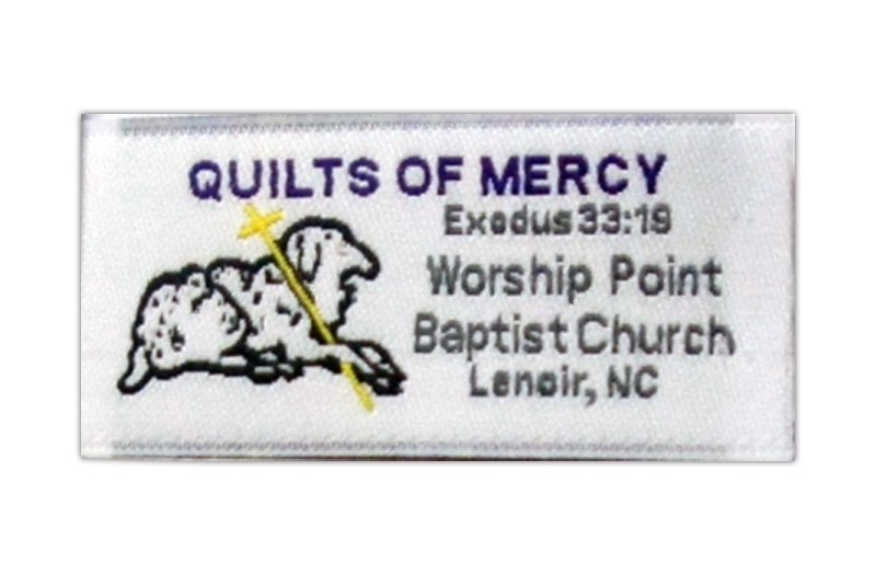 quilts of mercy logo quilt labels