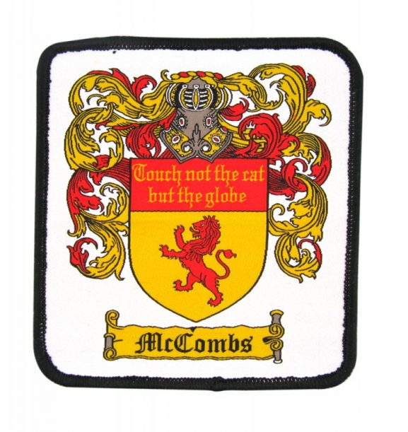 woven patch with fine detail