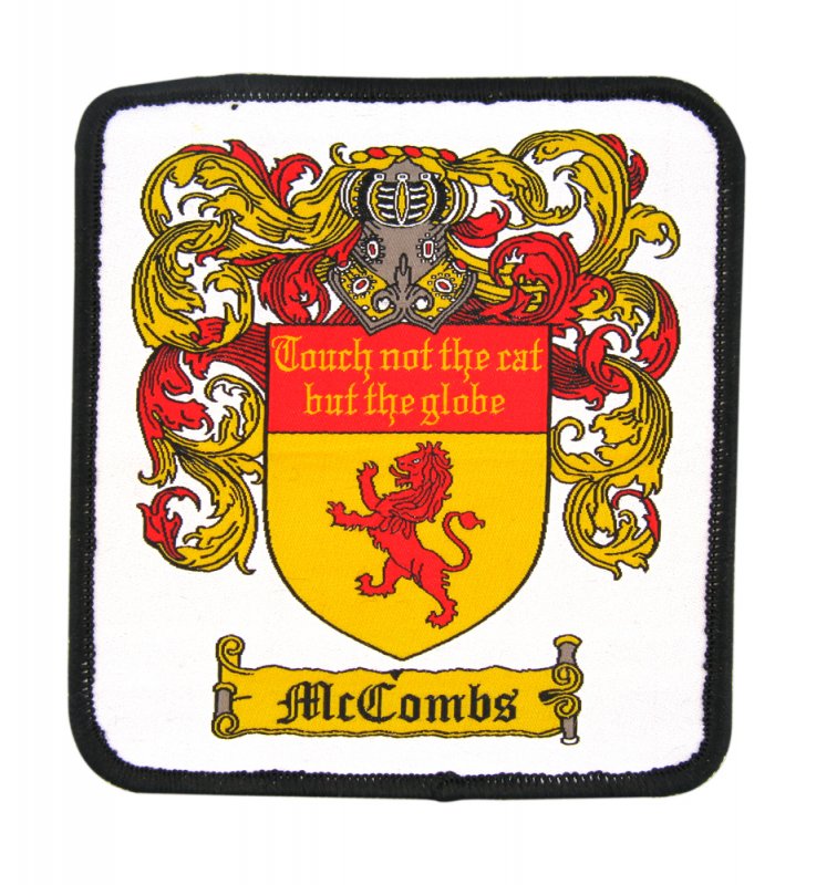 woven patch with fine detail